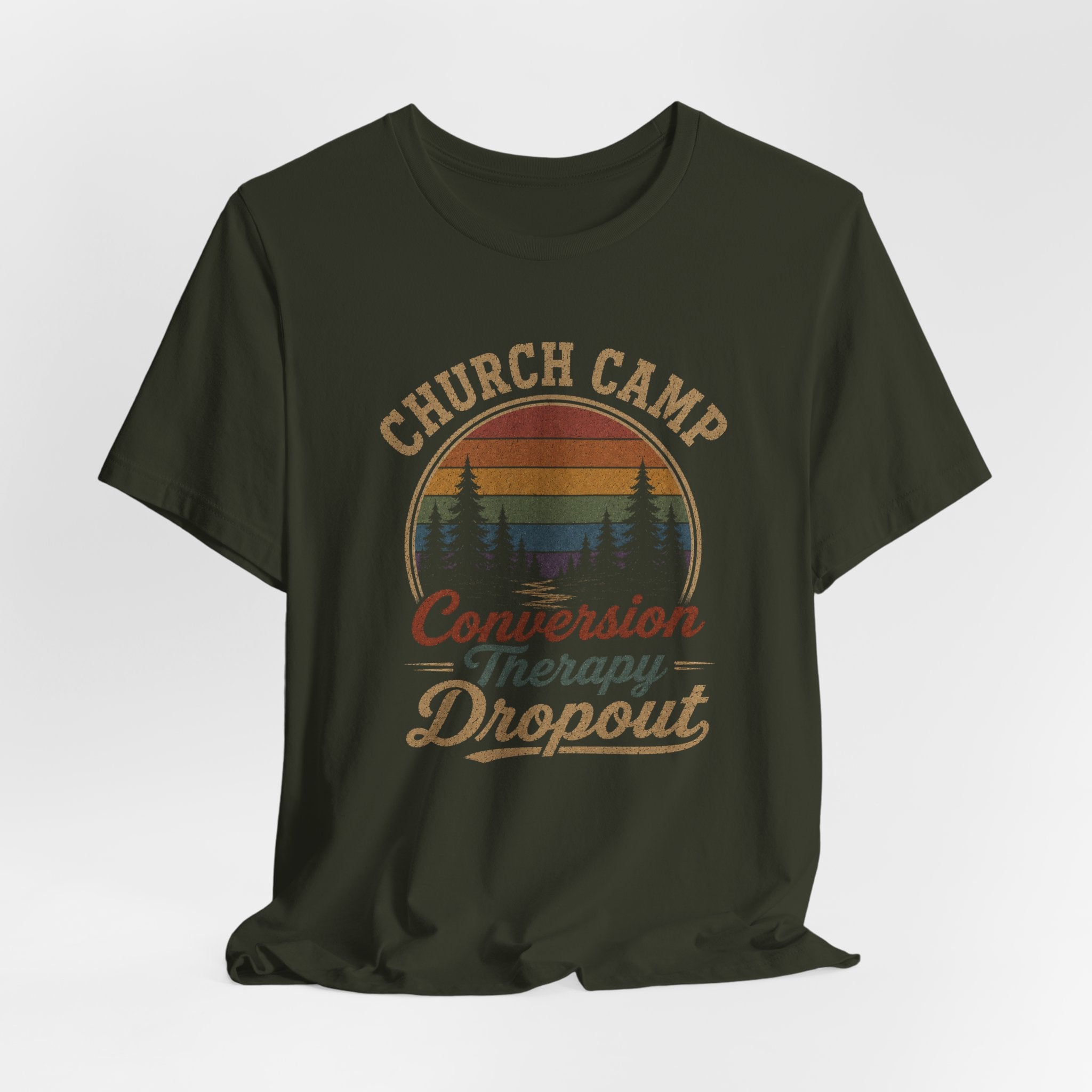 Conversion Therapy Dropout T-Shirt | Vintage Camp Graphic Tee