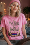 Plot Twist I'm Bisexual Shirt, Dark Academia Aesthetic Tee, Gothic Vintage LGBTQ Pride Shirt, Book Lover Gift, Witchy Academia Tee